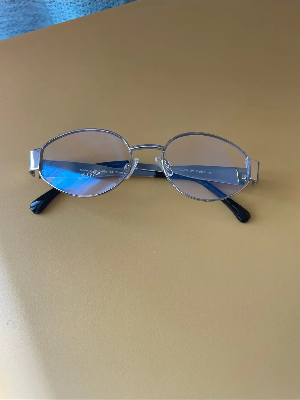 Silver Oval Men's unisex  Sunglasses - Unbranded NWOT